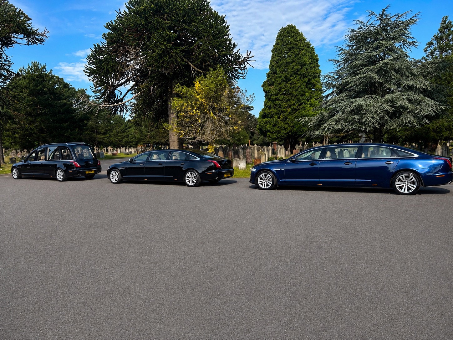 The George Scott Jaguar XJ hearse and limousines