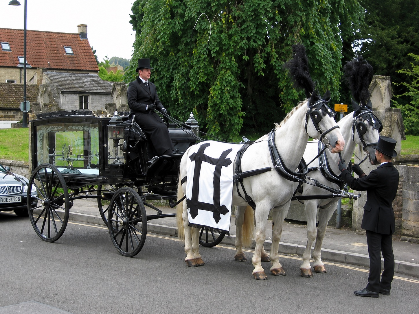 Horse-drawn hearse — alternative funeral vehicles